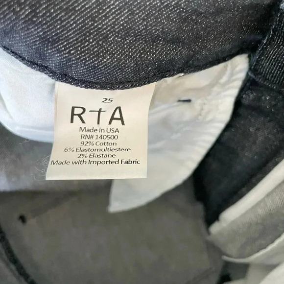 RtA madrid shimmer coated skinny denim - Picture 8 of 9